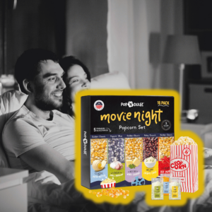 Movie Night Popcorn Kit for Couples - Gift Ideas for Couples